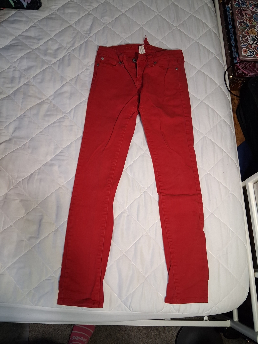 Blue Asphalt Red Skinny Jeans 5